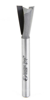 Amana Tool 45828 Carbide Tipped Dovetail 8 Deg x 1/2 D x .825 CH x 1/4 Inch SHK Router Bit